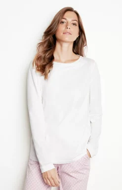 Outlet JOOP! Loungewear long-sleeved top in white