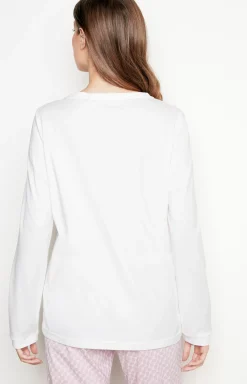 Outlet JOOP! Loungewear long-sleeved top in white