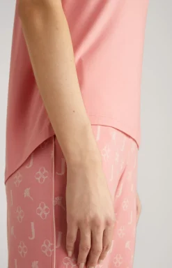 JOOP! Loungewear Shirt in Flamingo pink