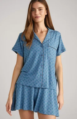 JOOP! Loungewear Shirt in Ocean blue