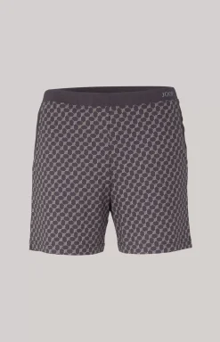 JOOP! Loungewear shorts in patterned anthracite anthracite patterned