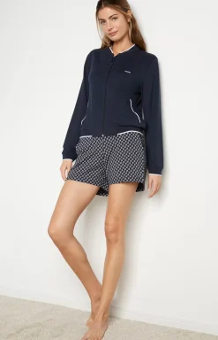 New JOOP! Loungewear Sweatshirt Jacket in midnight blue