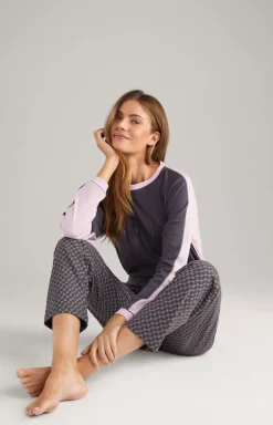 Discount JOOP! Loungewear trousers in patterned anthracite anthracite patterned