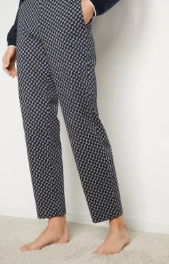 JOOP! Loungewear trousers in patterned midnight blue midnight blue patterned