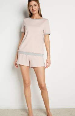 Online JOOP! Loungewear T-shirt in Mottled Pink/Grey pink/grey mottled