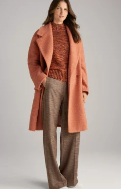 Outlet JOOP! Marlene Trousers in Orange/Black/Beige Check orange/black/beige patterned