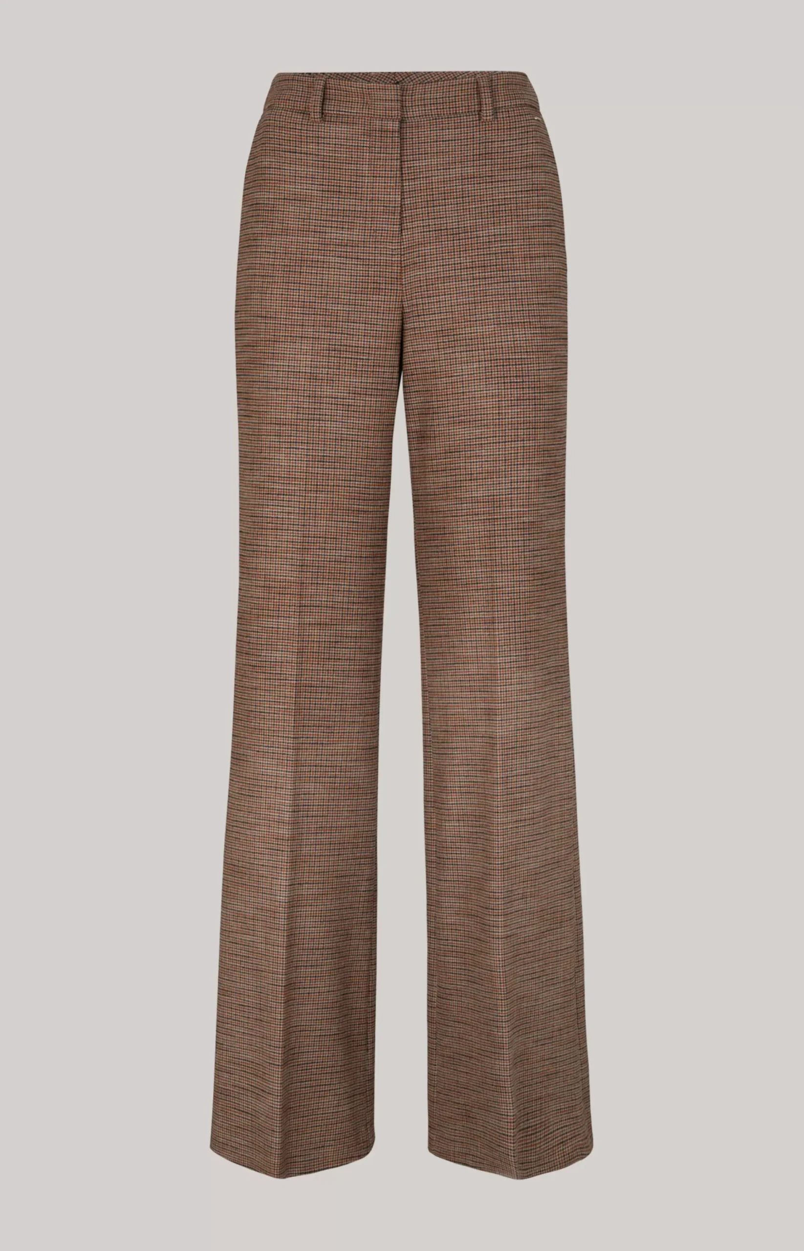 Outlet JOOP! Marlene Trousers in Orange/Black/Beige Check orange/black/beige patterned