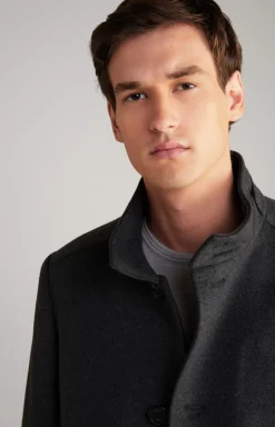 New JOOP! Maron Coat in Mottled Anthracite anthracite melange