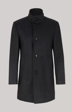 New JOOP! Maron Coat in Mottled Anthracite anthracite melange