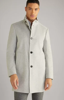 Best JOOP! Maron Coat in Mottled Grey light grey flecked