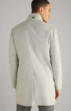 Best JOOP! Maron Coat in Mottled Grey light grey flecked