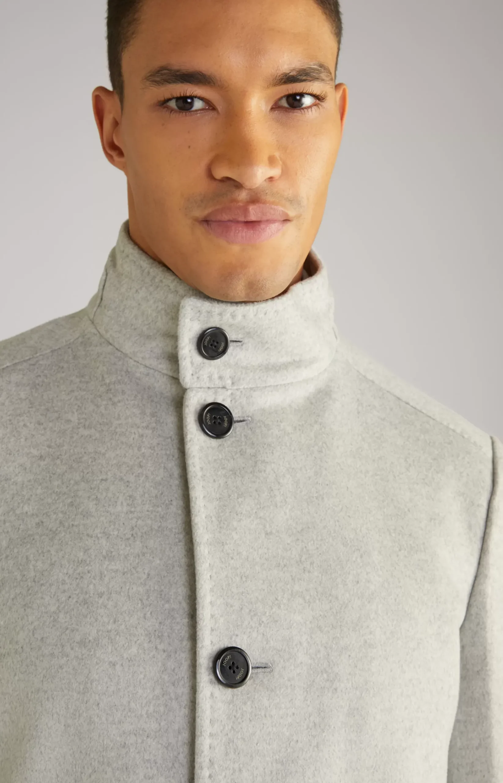 Best JOOP! Maron Coat in Mottled Grey light grey flecked