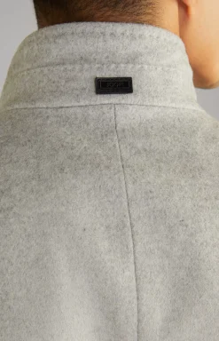 Best JOOP! Maron Coat in Mottled Grey light grey flecked