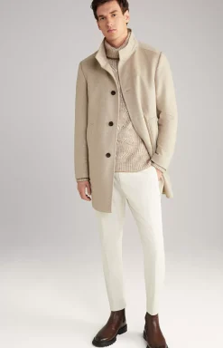Hot JOOP! Maron Coat in Mottled Light Beige light beige flecked
