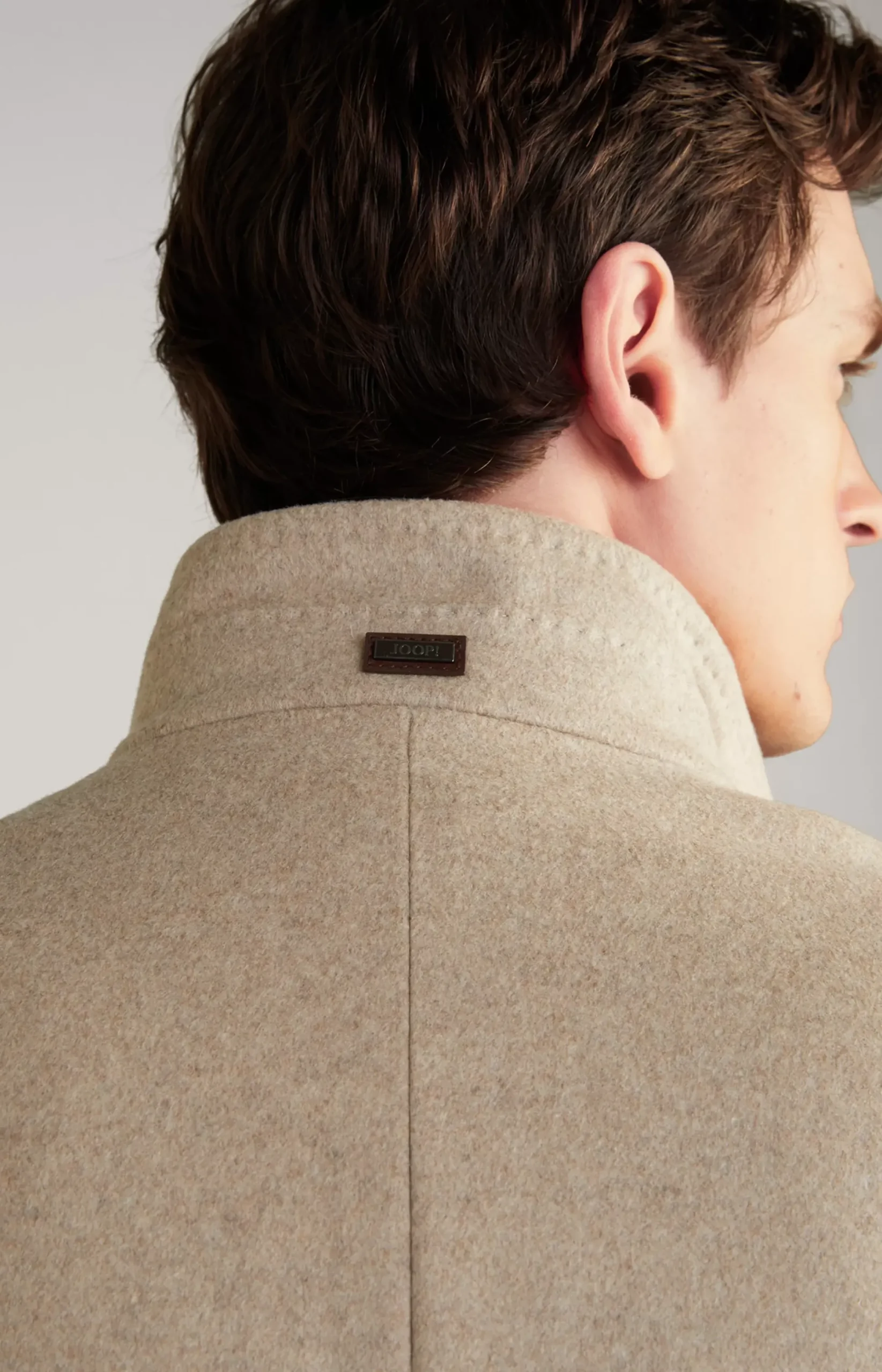 Hot JOOP! Maron Coat in Mottled Light Beige light beige flecked