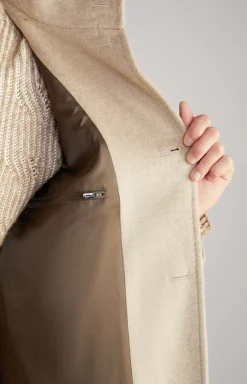 Hot JOOP! Maron Coat in Mottled Light Beige light beige flecked