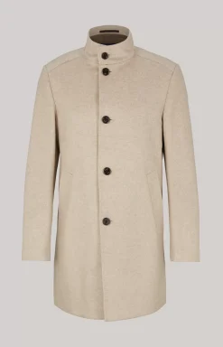 Hot JOOP! Maron Coat in Mottled Light Beige light beige flecked