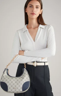 JOOP! Mazzolino Edition Annina Shoulder Bag in beige/blue