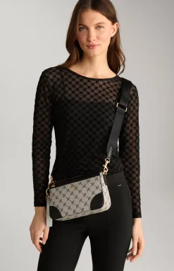 New JOOP! Mazzolino Edition Jasmina Shoulder Bag in /Grey Black
