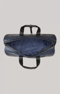 JOOP! Mazzolino Lev Weekender in a Pattern dark blue
