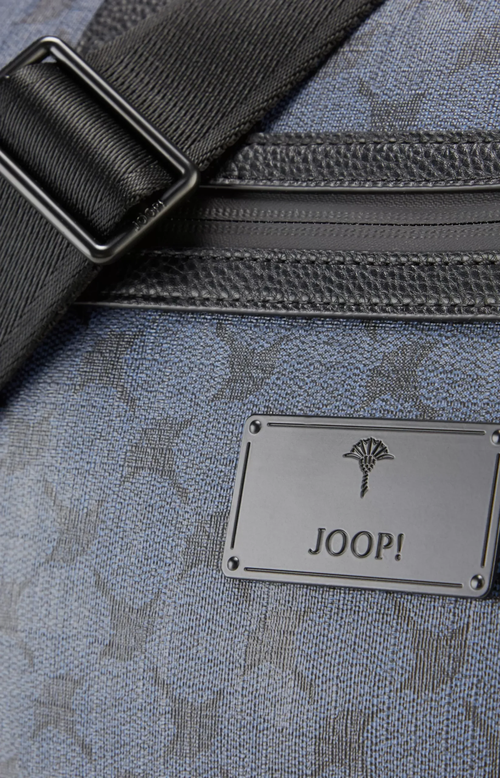 JOOP! Mazzolino Lev Weekender in a Pattern dark blue