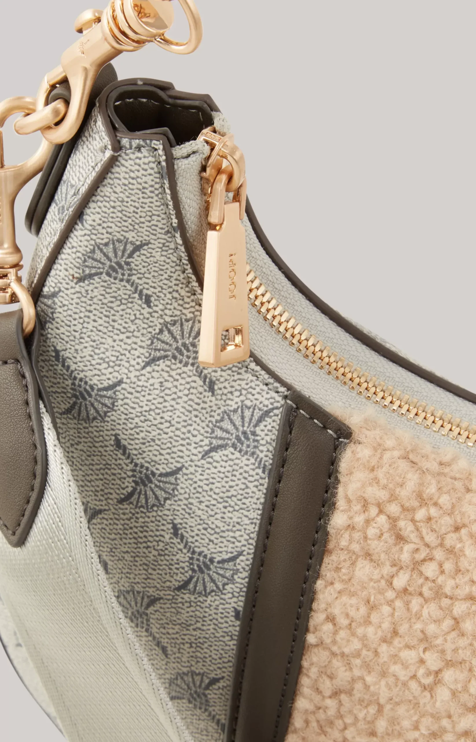 JOOP! Mazzolino Peluche Annina Shoulder Bag in Blue and Beige blue/beige