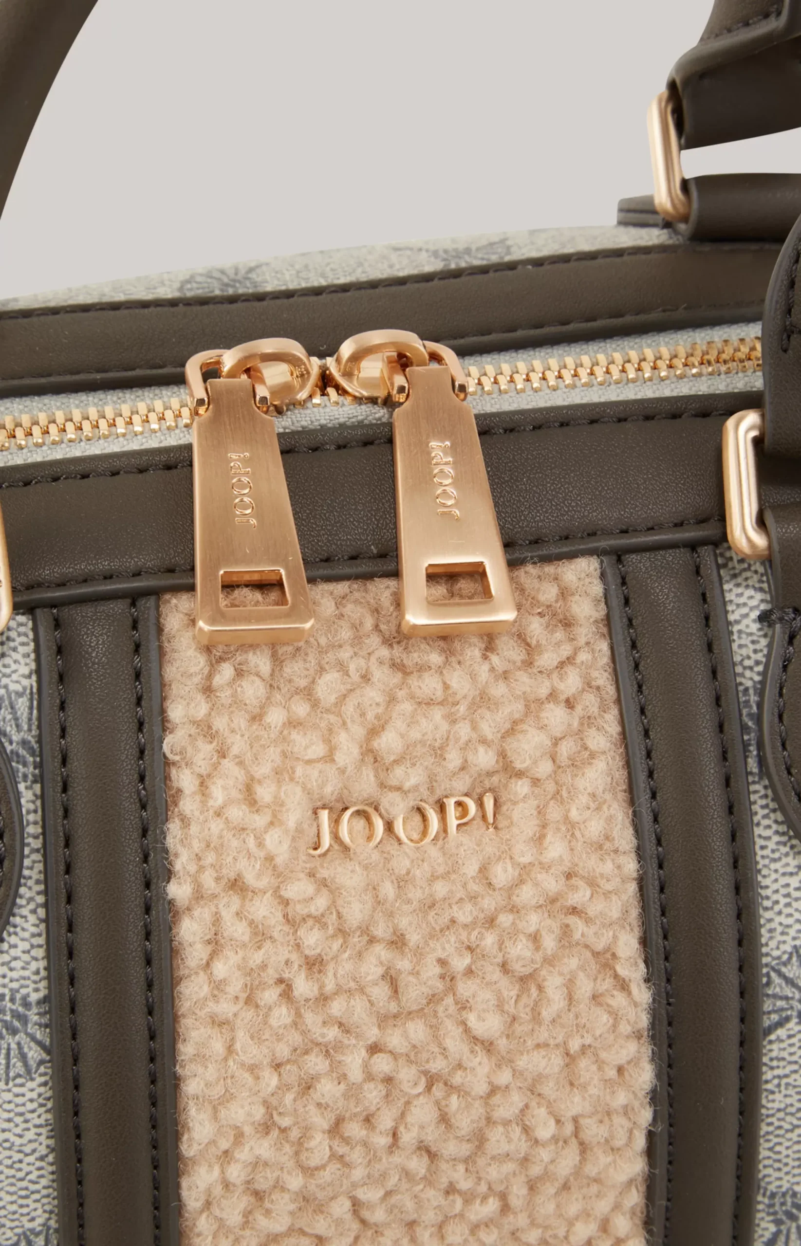 Outlet JOOP! Mazzolino Peluche Aurora Handbag in Blue and Beige blue/beige