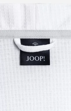 JOOP! Men's UNI-PIQUÉ Bathrobe in white