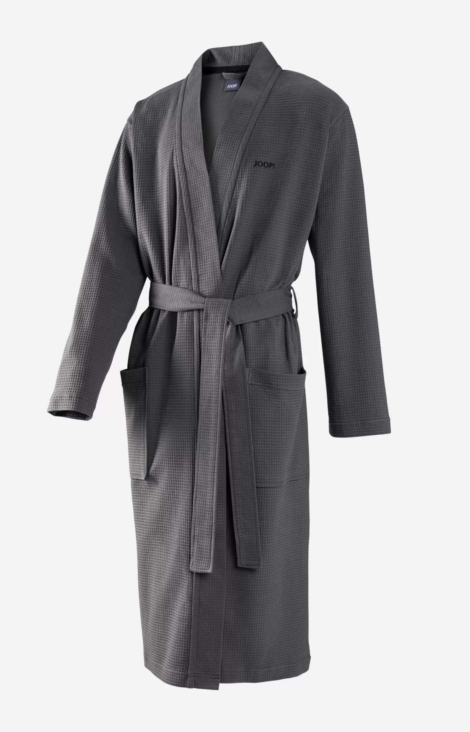 Sale JOOP! Men's UNI-PIQUÉ Bathrobe in anthracite