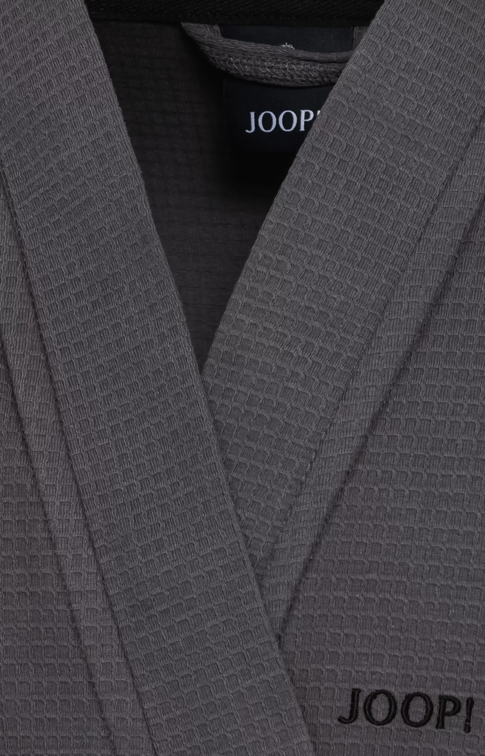 Sale JOOP! Men's UNI-PIQUÉ Bathrobe in anthracite