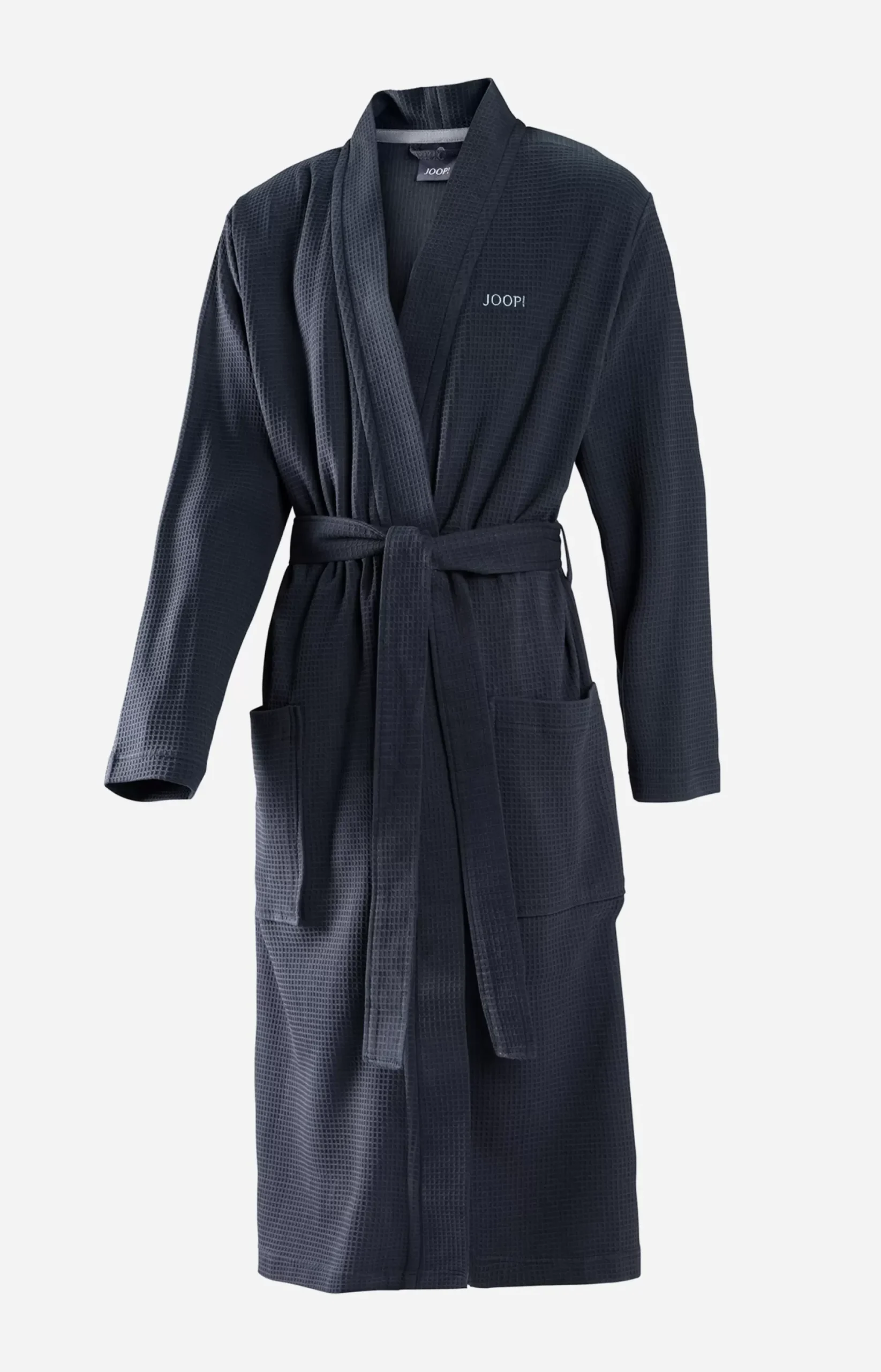 Discount JOOP! Men's UNI-PIQUÉ Bathrobe in navy