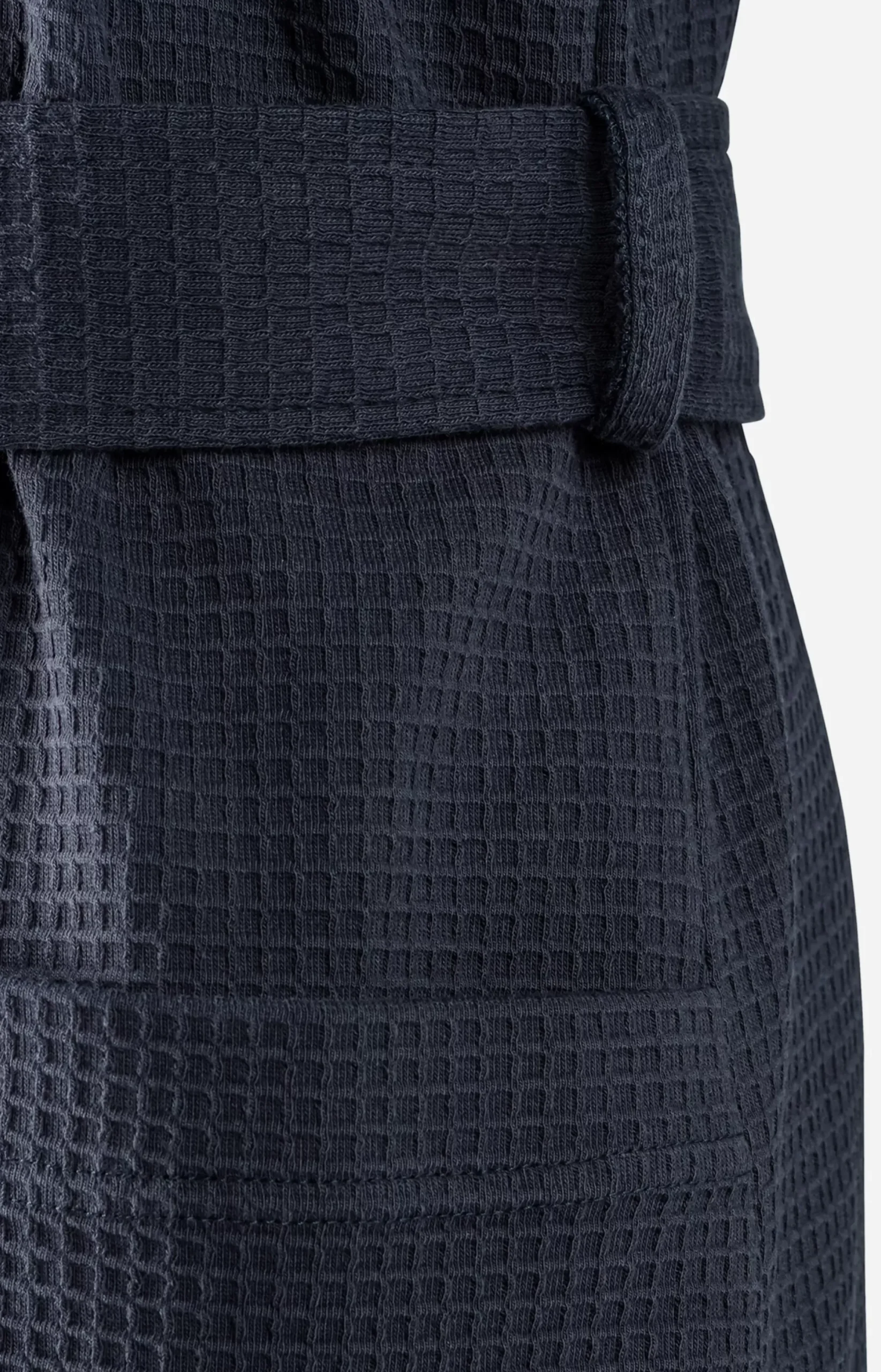 Discount JOOP! Men's UNI-PIQUÉ Bathrobe in navy
