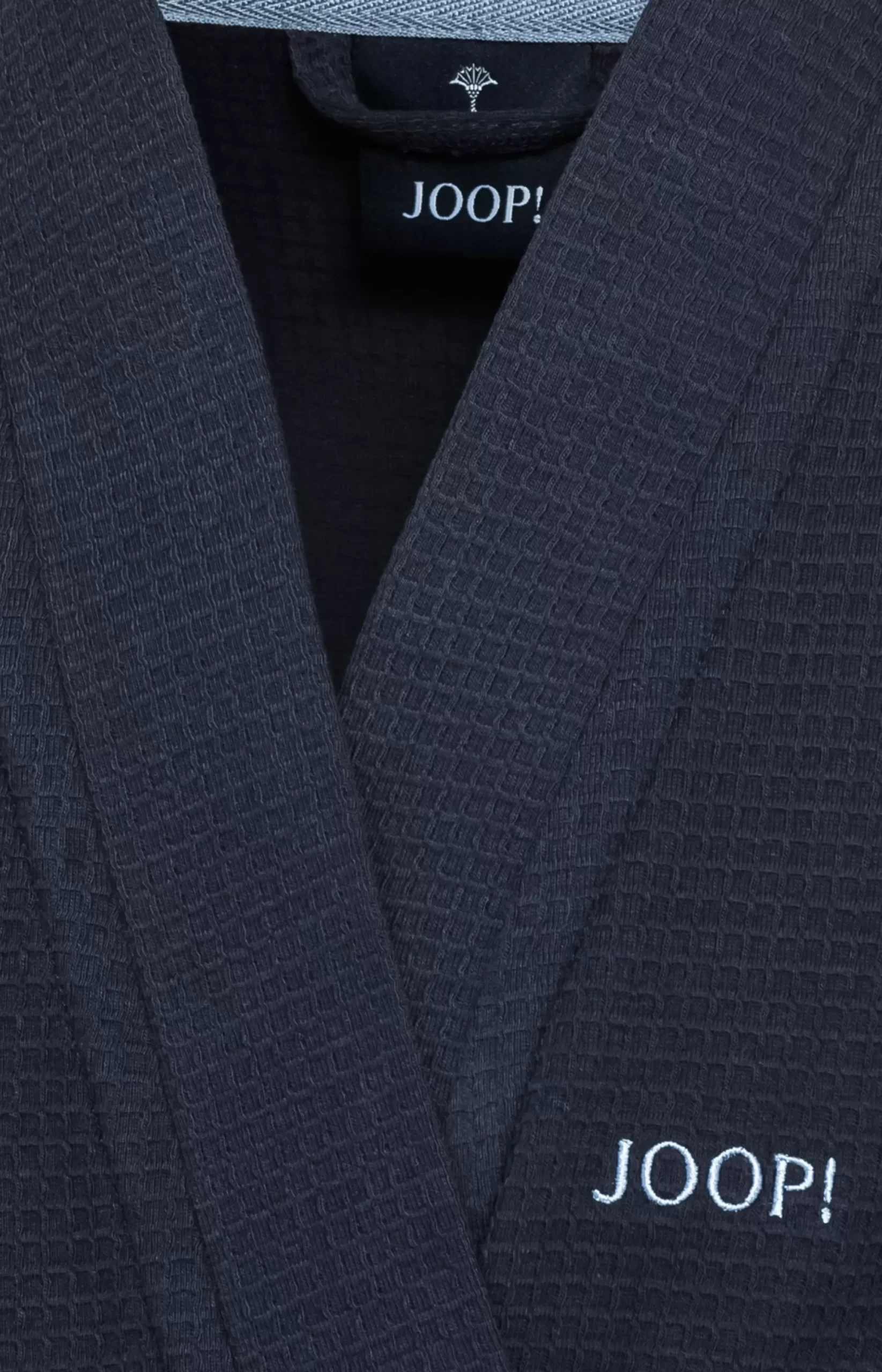 Discount JOOP! Men's UNI-PIQUÉ Bathrobe in navy