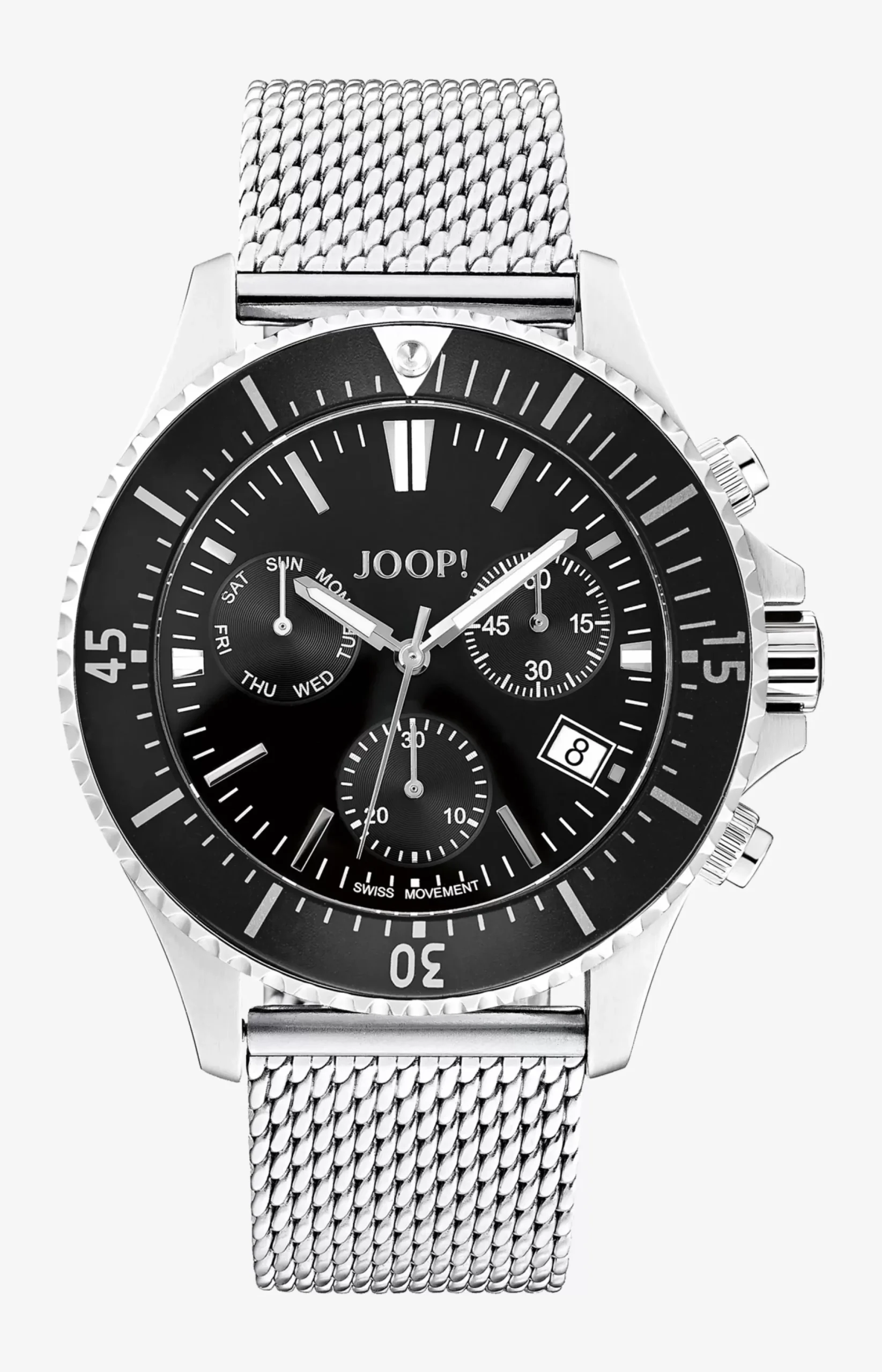 Online JOOP! Men's watch in Black/Silver silver/black
