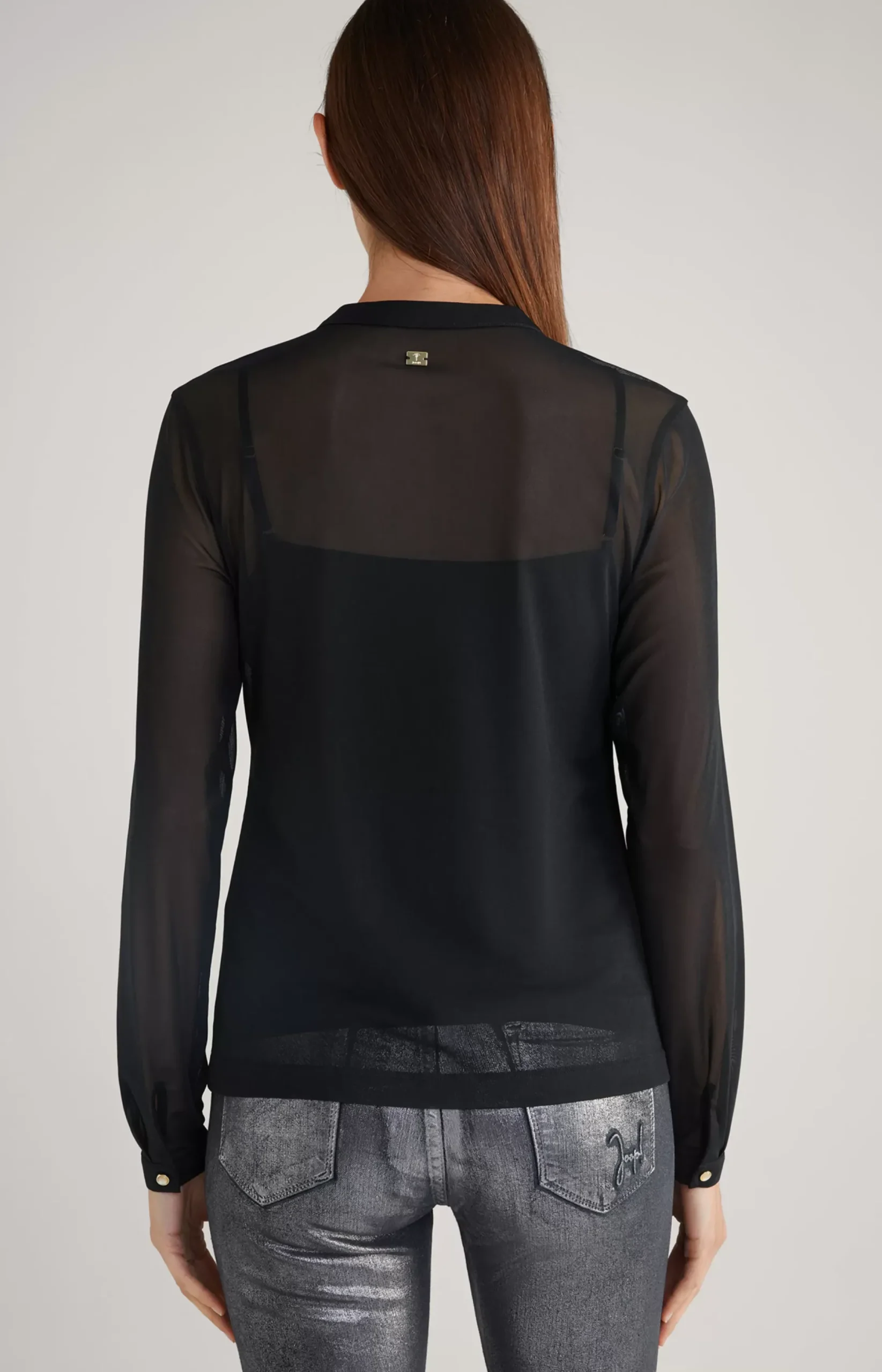 JOOP! Mesh Blouse in black