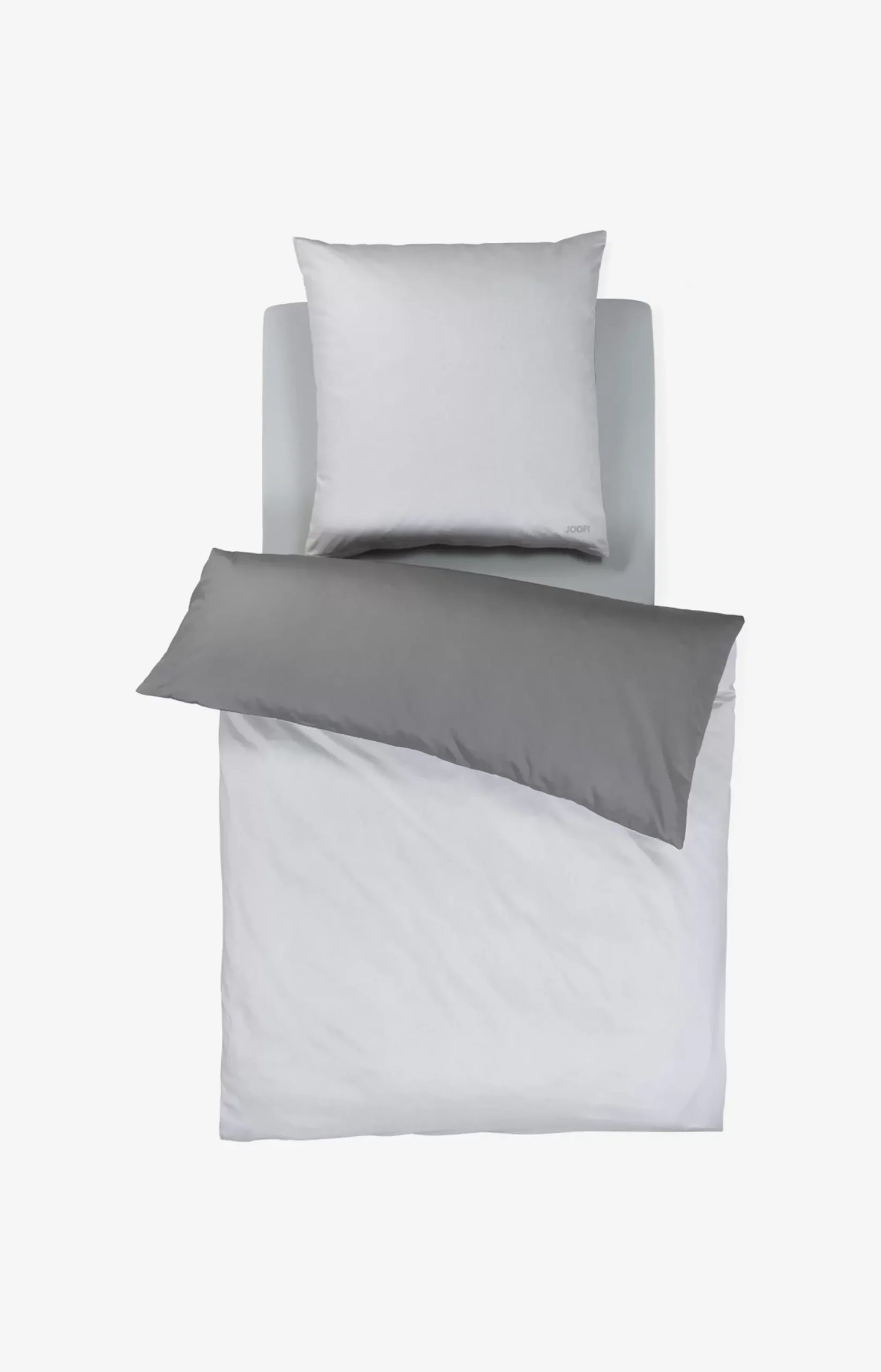 New JOOP! Micro Pattern bedlinen, silver plain anthracite