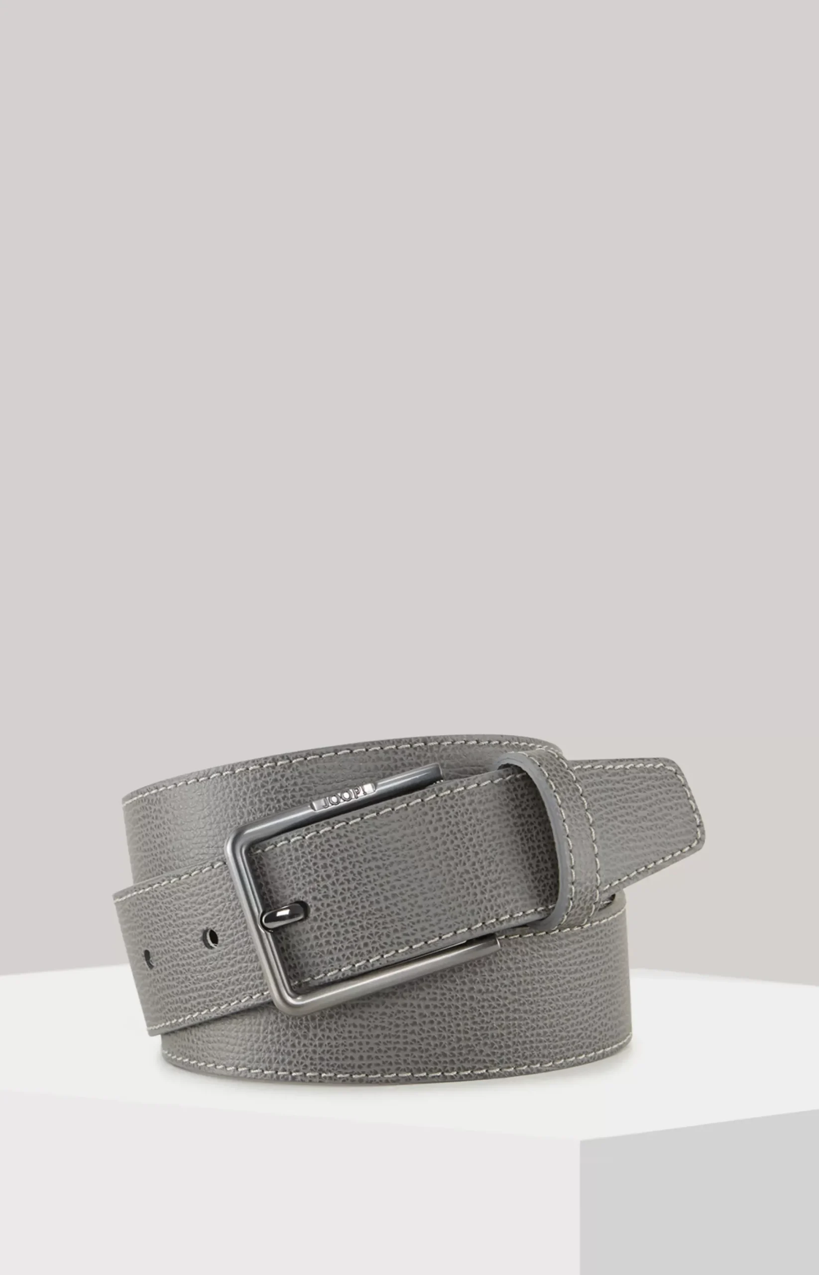 Hot JOOP! Mixed Leather Belt in grey