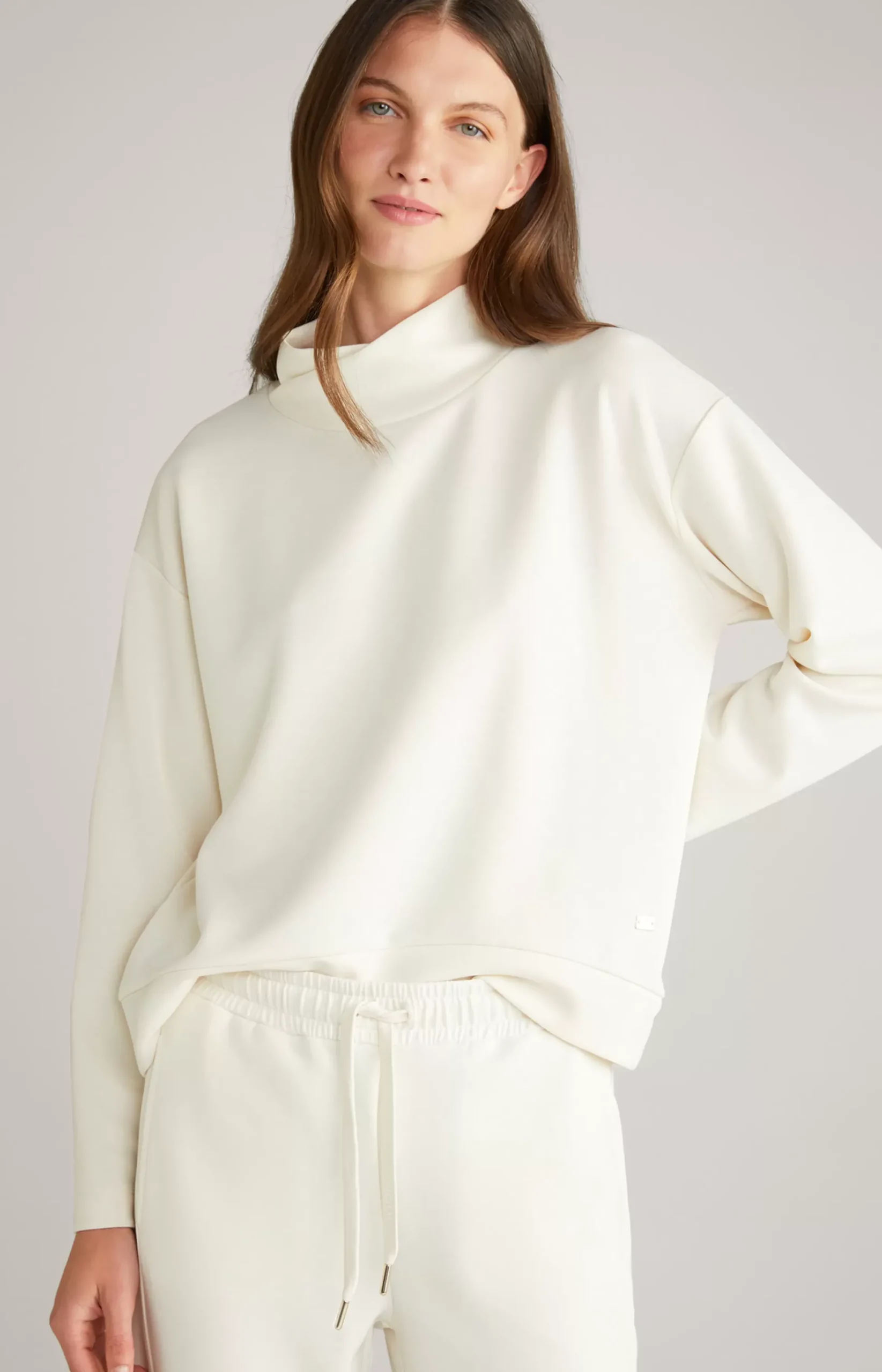Hot JOOP! Modal Blend Sweatshirt in cream
