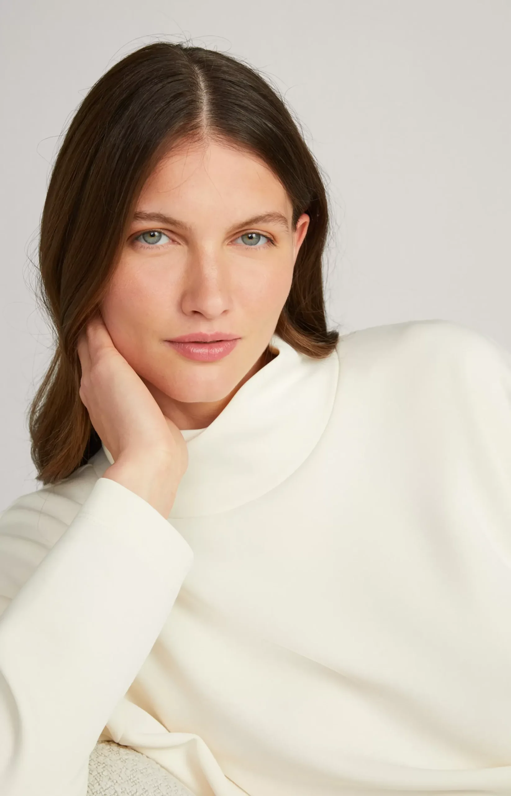 Hot JOOP! Modal Blend Sweatshirt in cream
