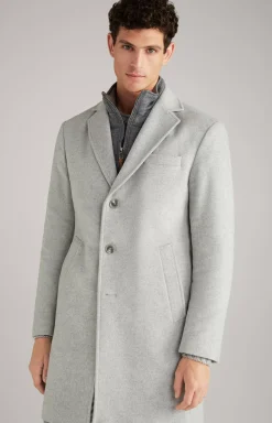 Discount JOOP! Morris Coat in Mottled Light Grey light grey flecked