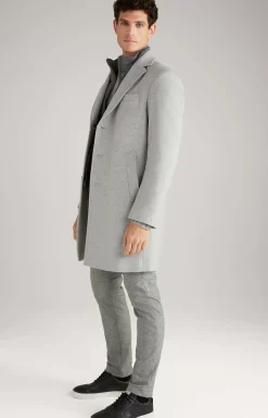 Discount JOOP! Morris Coat in Mottled Light Grey light grey flecked