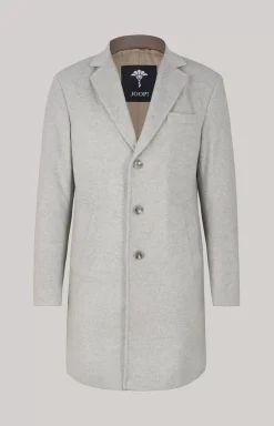 Discount JOOP! Morris Coat in Mottled Light Grey light grey flecked