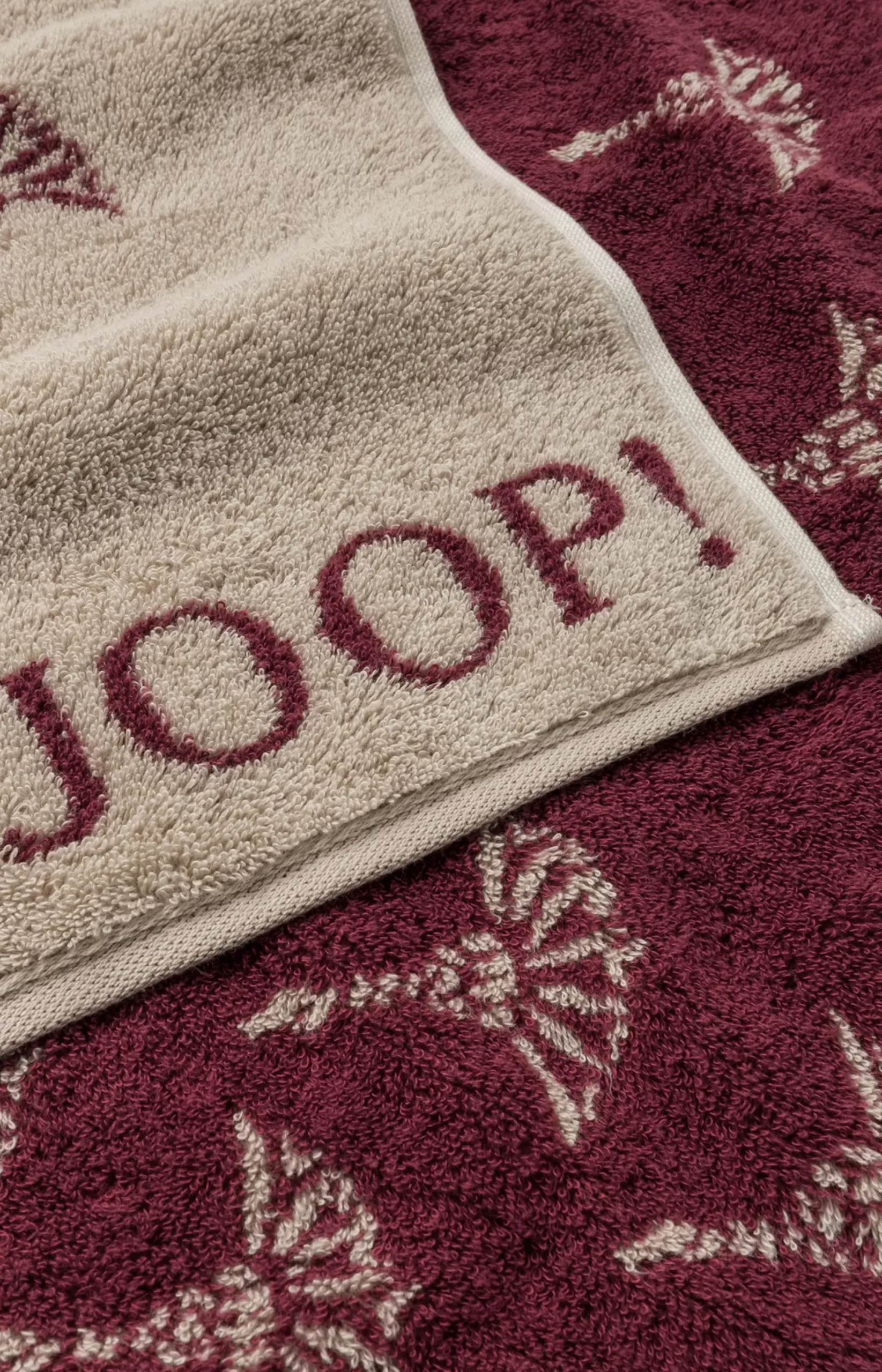New JOOP! MOVE FADED CORNFLOWER Terrycloth Series in rouge