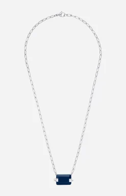 New JOOP! Necklace in silver/blue