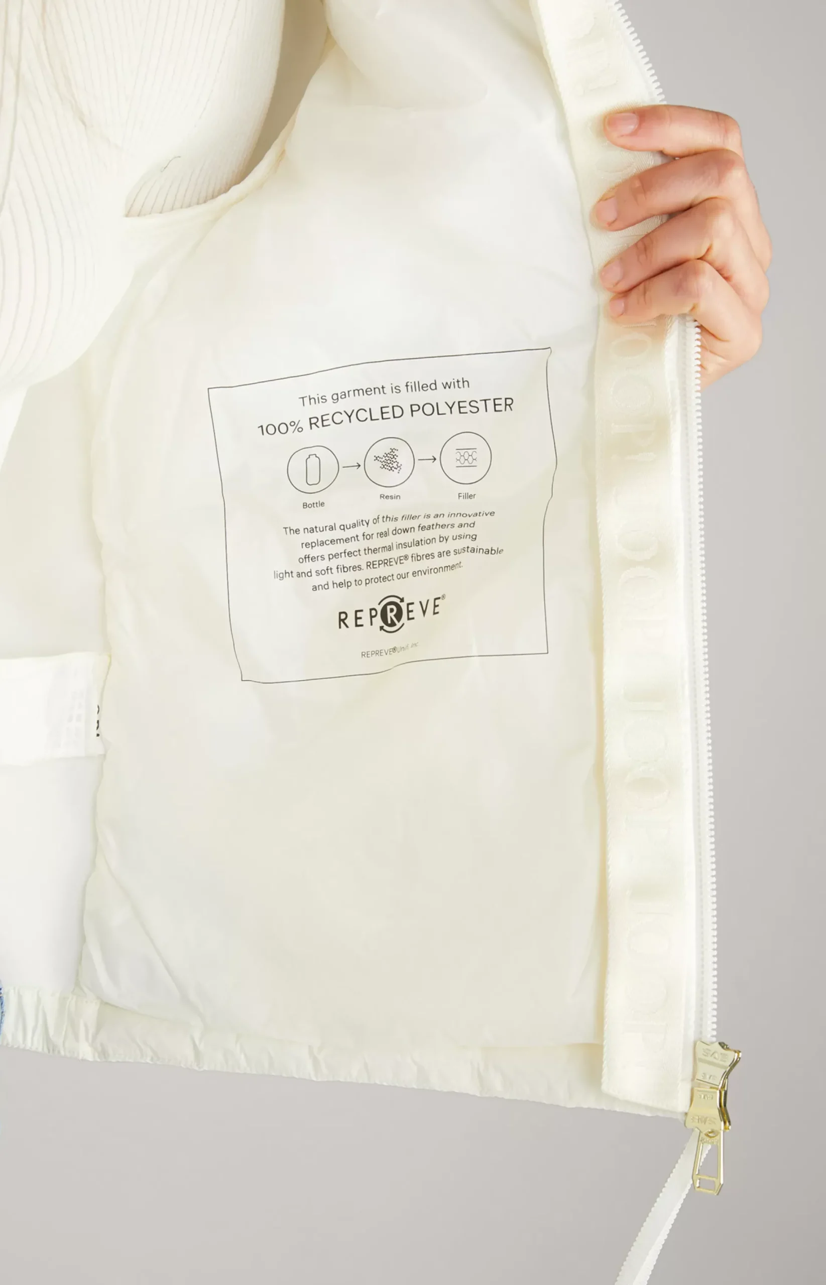 Clearance JOOP! Nylon Jacket in cream