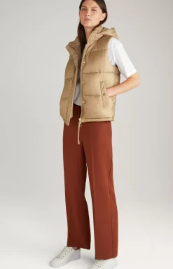 JOOP! Nylon Quilted Waistcoat in beige
