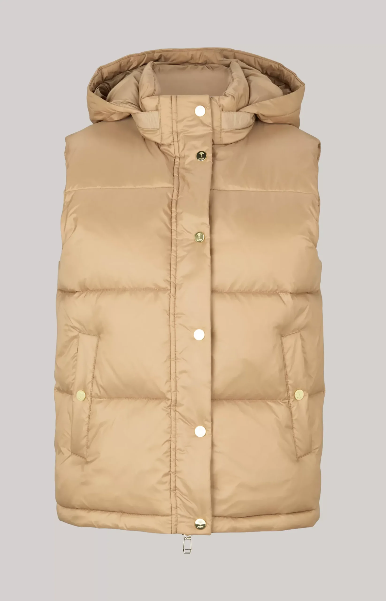 JOOP! Nylon Quilted Waistcoat in beige
