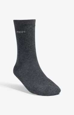 Hot JOOP! 2-pack finest organic cotton socks in dark grey stripes black 1