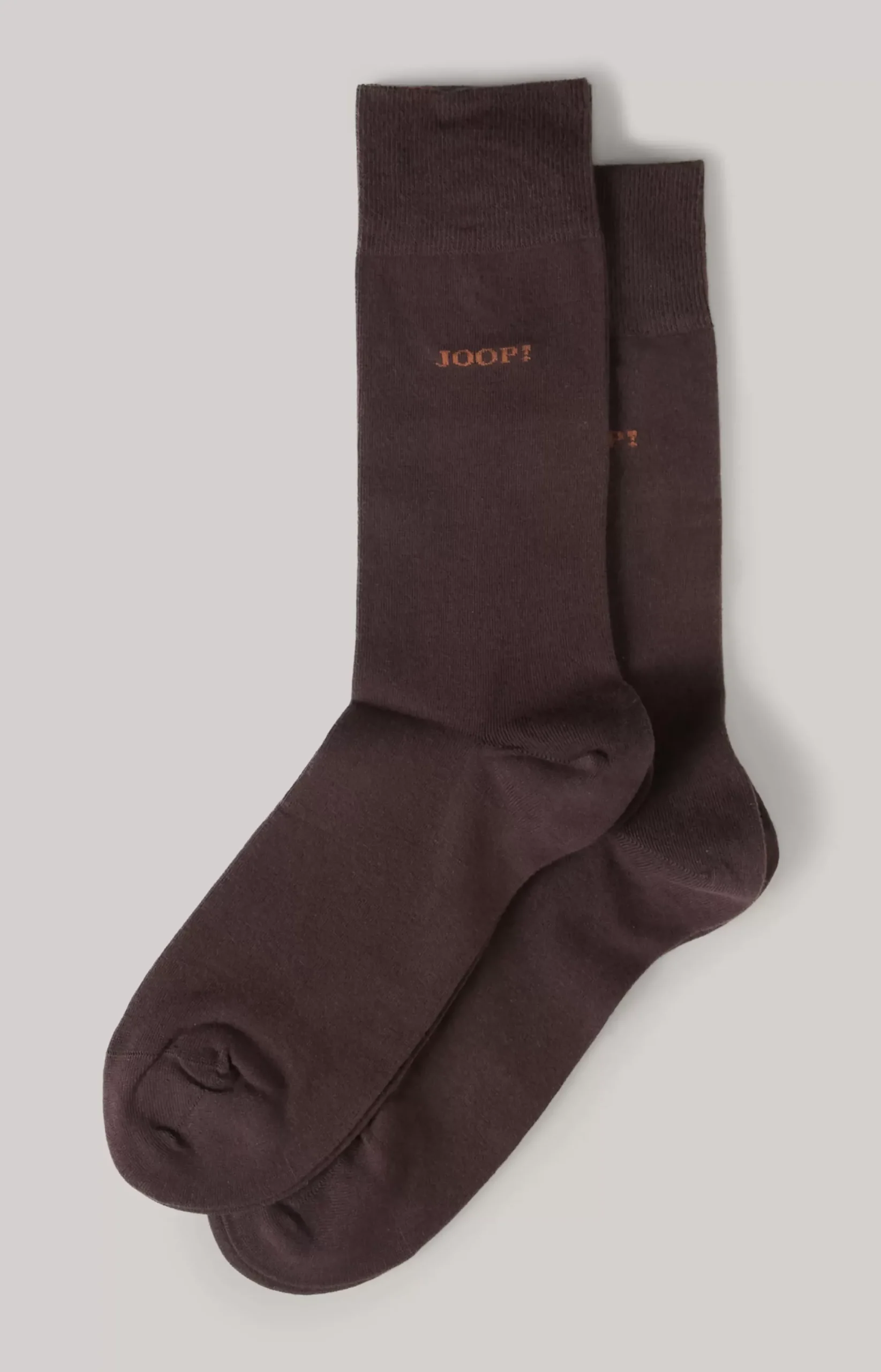 Discount JOOP! 2-pack finest organic cotton socks in Dark Brown colour_900-700