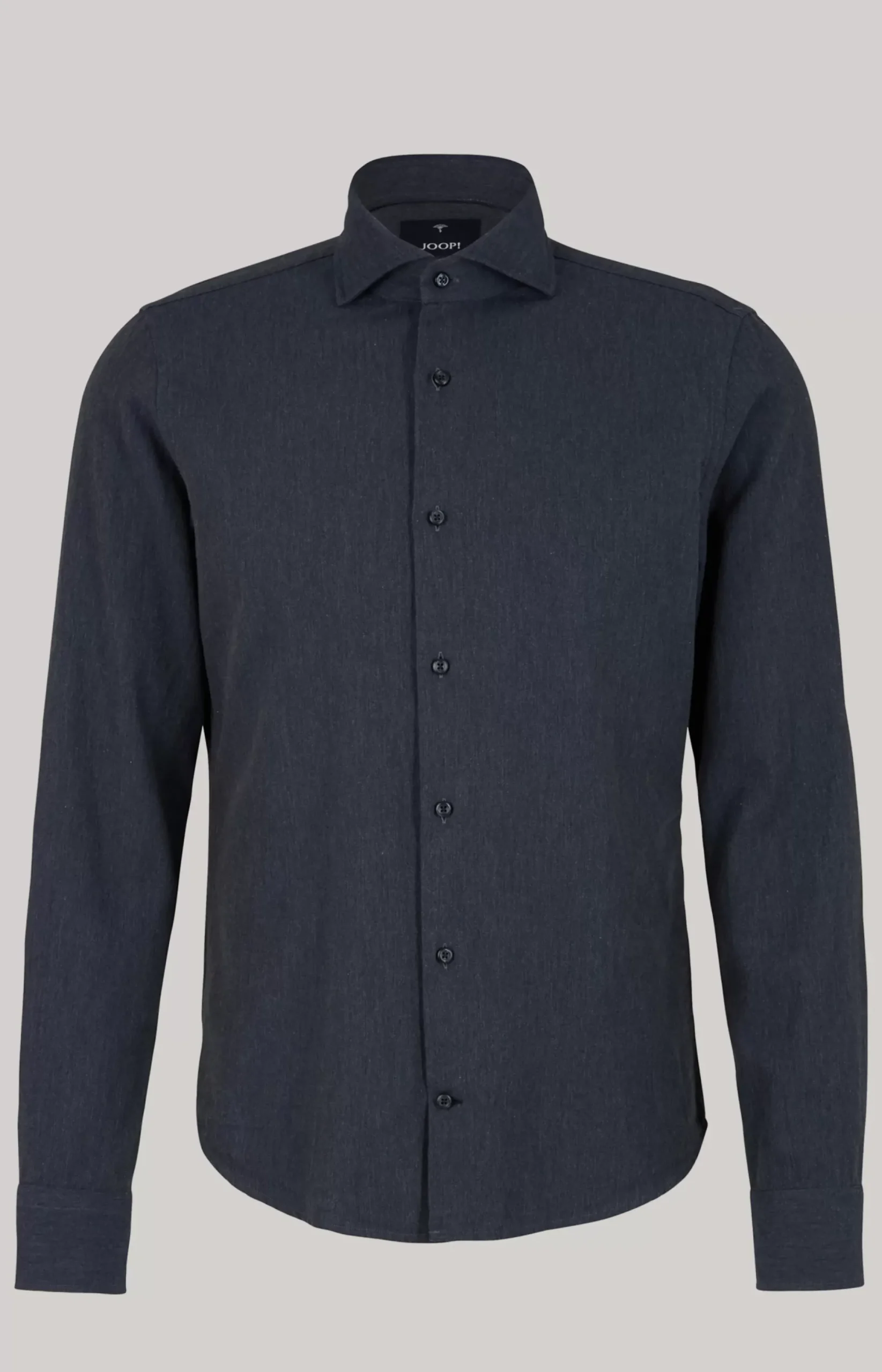 Outlet JOOP! Pai Cotton Shirt in Dark Blue Marl dark blue melange